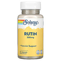 Рутин, Rutin, Solaray, 500 мг, 90 вегетаріанських капсул
