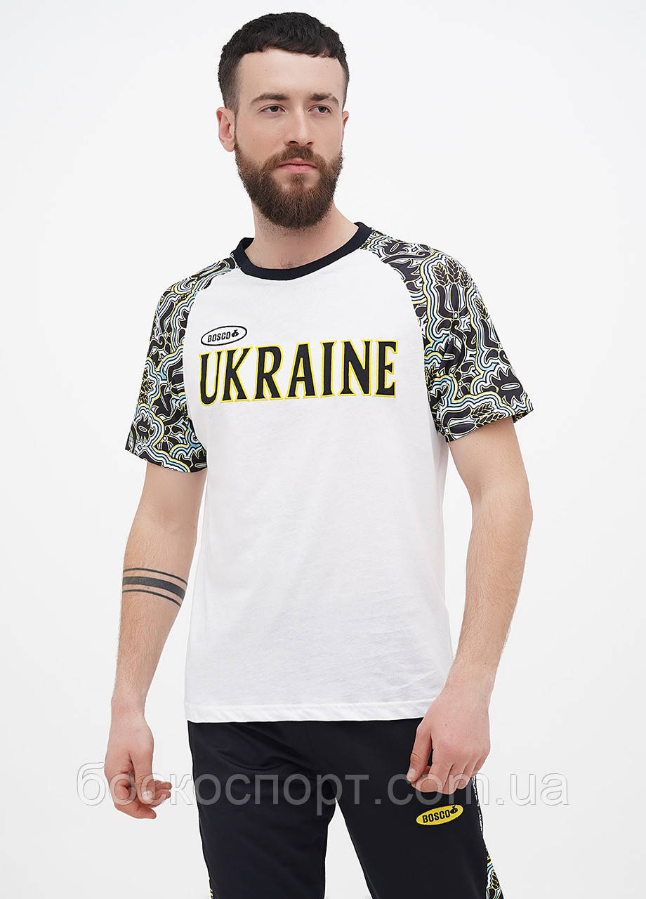 Спортивні футболки збірної України від Bosco Ukraine/Боско Україна. біла, фото 1