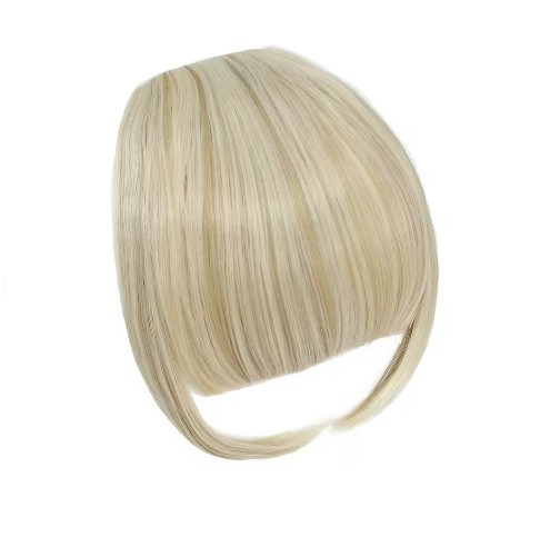 Накладна челка на заколках штучна блонд (CH-86/613), фото 1