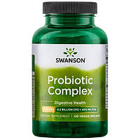 Пробіотичний комплекс, Probiotic Complex, Swanson, 4 мільярд КУО 120 капсул