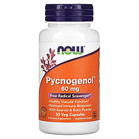 Пікногенол Now Foods (Pycnogenol) 60 мг 50 рослинних капсул