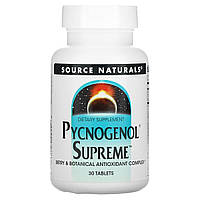 Пікногенол максимальний Source Naturals (Pycnogenol Supreme) 30 таблеток