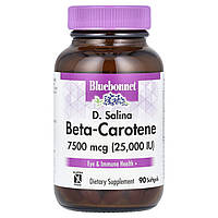 Натуральний бета-каротин Bluebonnet Nutrition (Beta-Carotene) 25000 МО 90 капсул