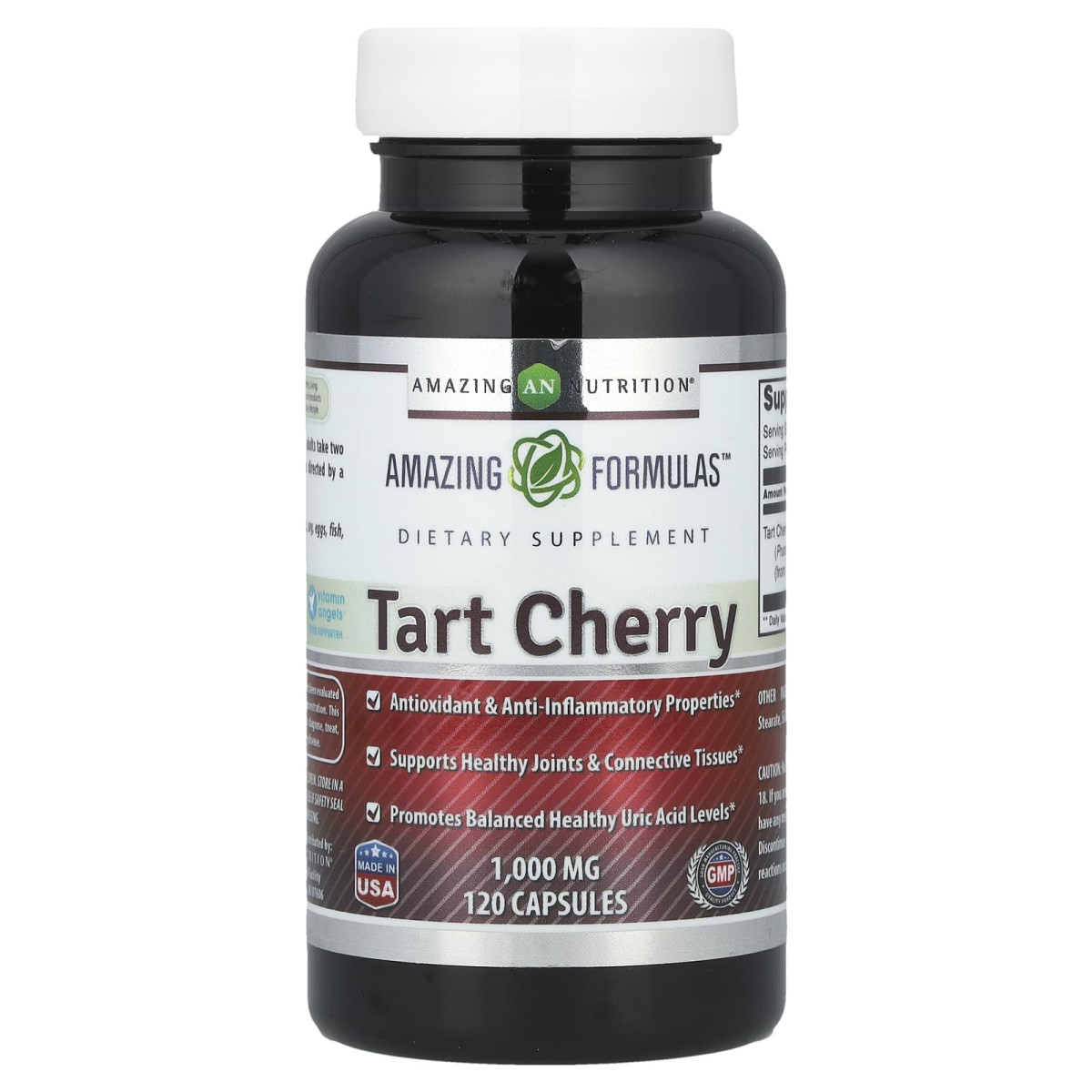 Пиріг з вишнею Amazing Nutrition (Tart Cherry) 1000 мг 120 капсул