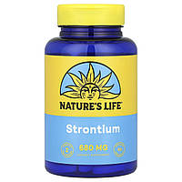 Стронцій, Nature's Life, 680 мг, 60 таблеток