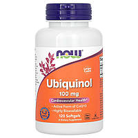 Убіхінол Now Foods (Ubiquinol) 100 мг 120 капсул
