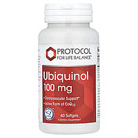 Убіхінол Protocol for Life Balance (Ubiquinol) 100 мг 60 капсул