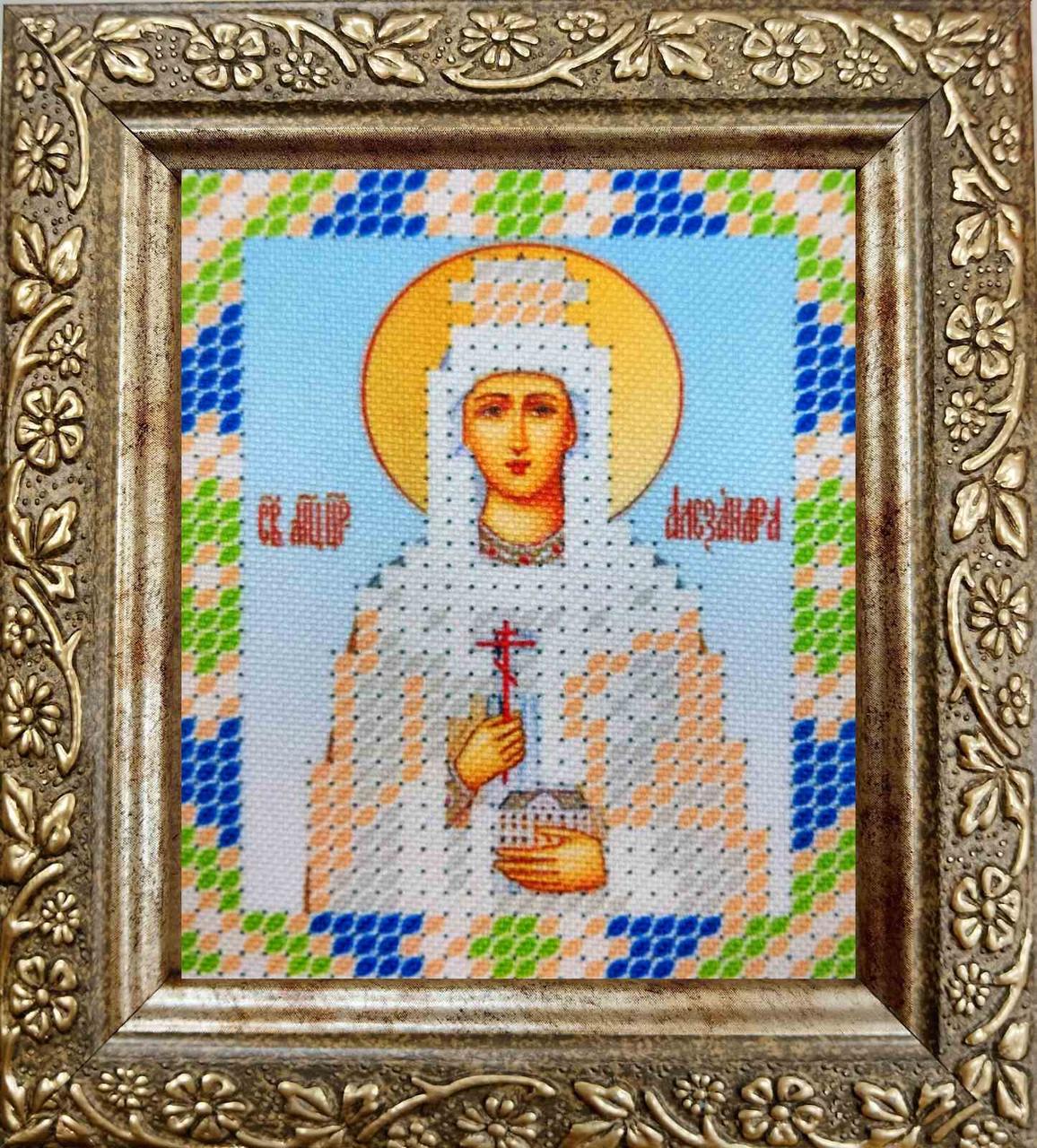 Набір для вишивання бісером ArtWork ікона Св. Олександра НВТ 7055 6х7см з рамкою в комплекті