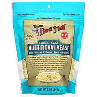 Дріжджі харчові без глютену Bob's Red Mill (Large Flake Nutritional Yeast Gluten Free) 142 г