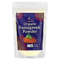 Органічний порошок пажитника, Organic Fenugreek Powder, Jiva Organics, 200 г