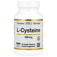 Цистеїн California Gold Nutrition (L-Cysteine) 500 мг 60 капсул