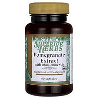 Екстракт граната, Pomegranate Extract, Swanson, 250 мг, 60 капсул
