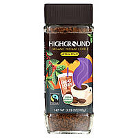 Органічна розчинна кава, середній, Highground Coffee, 100 г