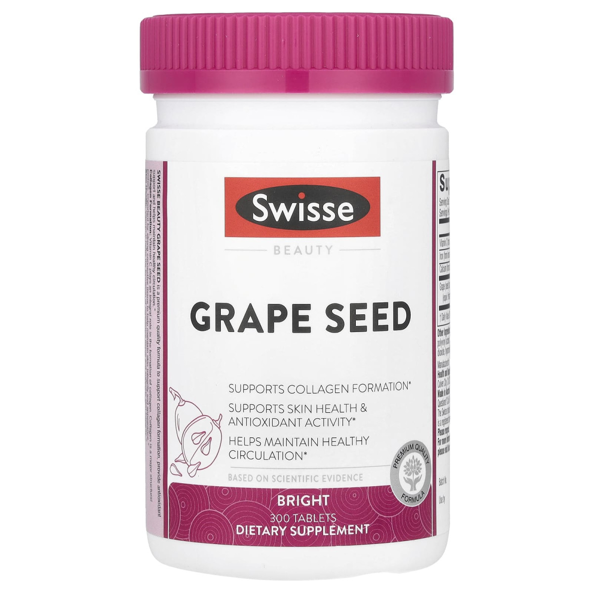 Насіння винограду, Grape Seed, Swisse, 14250 мг, 300 таблеток