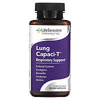 Підтримка дихання, Lung Capaci-T, LifeSeasons, 90 вегетаріанських капсул