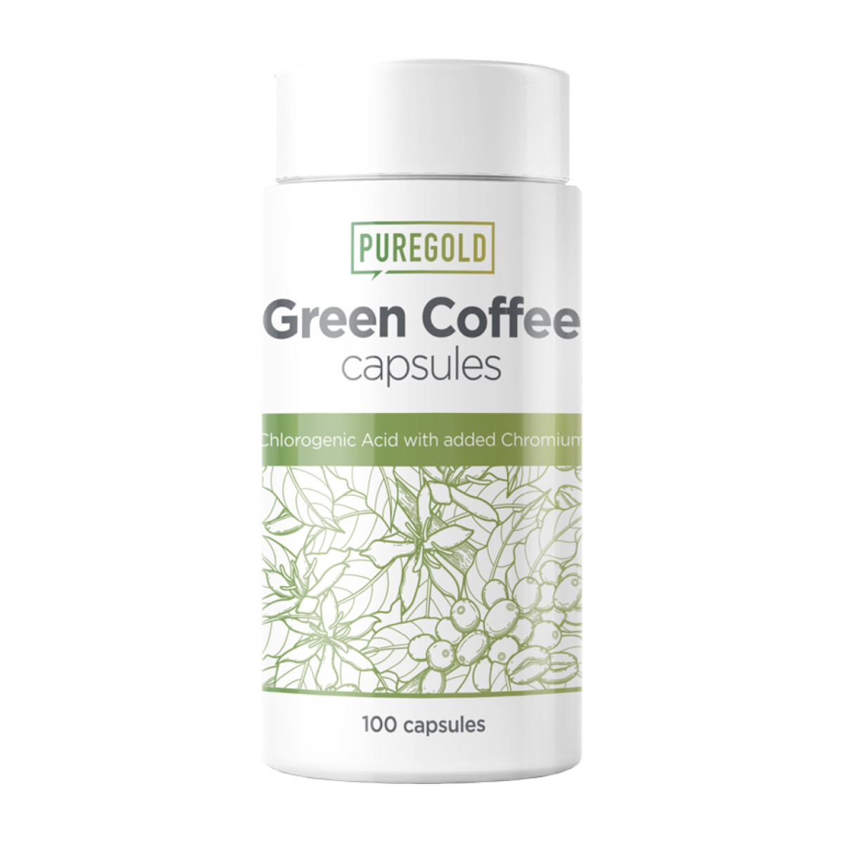 Екстракт зеленої кави Pure Gold (Green Coffee) 100 капсул