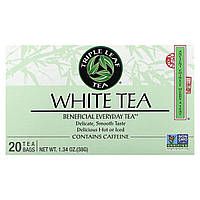 Чай білий піон, Triple Leaf Tea, 20 пакетиків, 38 г