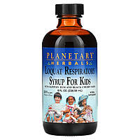 Сироп для дітей з мушмулою Planetary Herbals (Loquat Respiratory Syrup for Kids) 236 мл