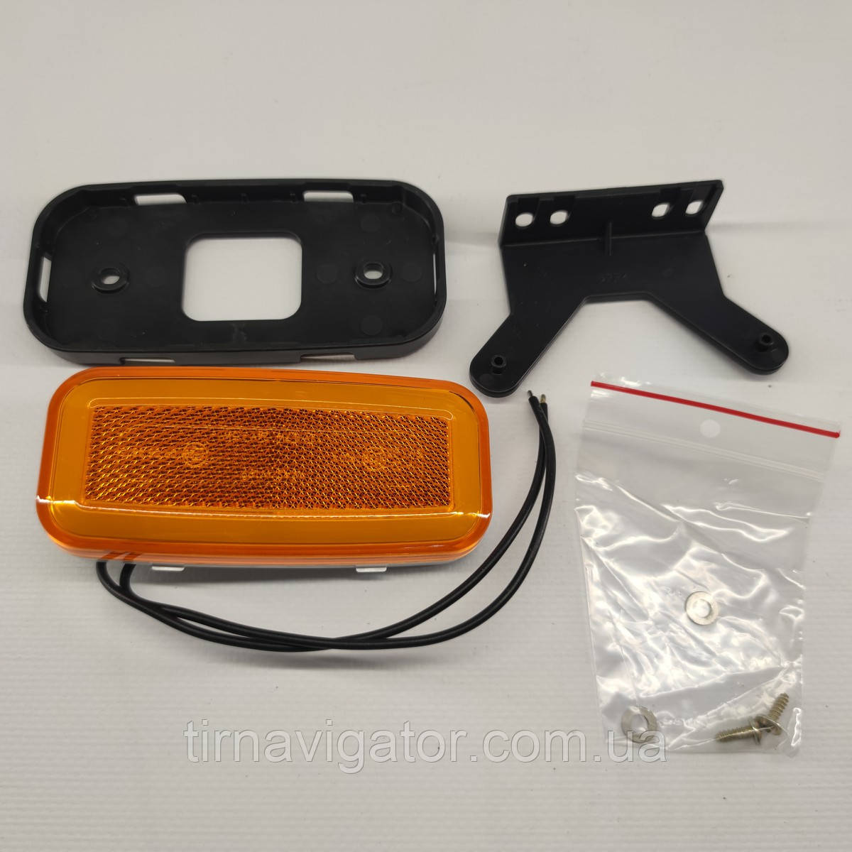 Габарит LED жовтий NEON WAS W199 117*56 (12-24V)