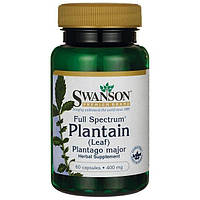 Подорожник великий лист Swanson (Full Spectrum Plantain Leaf Plantago Major) 400 мг 60 капсул