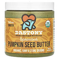Органічне масло з пророслого насіння гарбуза, Organic Sprouted Pumpkin Seed Butter, Dastony, 227 г