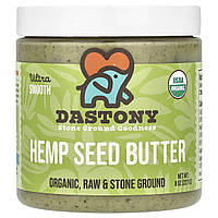 Органічне масло з насіння конопель, Organic Hemp Seed Butter, Dastony, 227 г