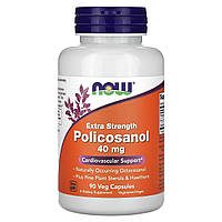 Полікозанол Now Foods (Policosanol) 40 мг 90 вегетаріанських капсул