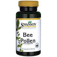 Бджолиний пилок, Bee Pollen, Swanson, 400 мг, 100 капсул