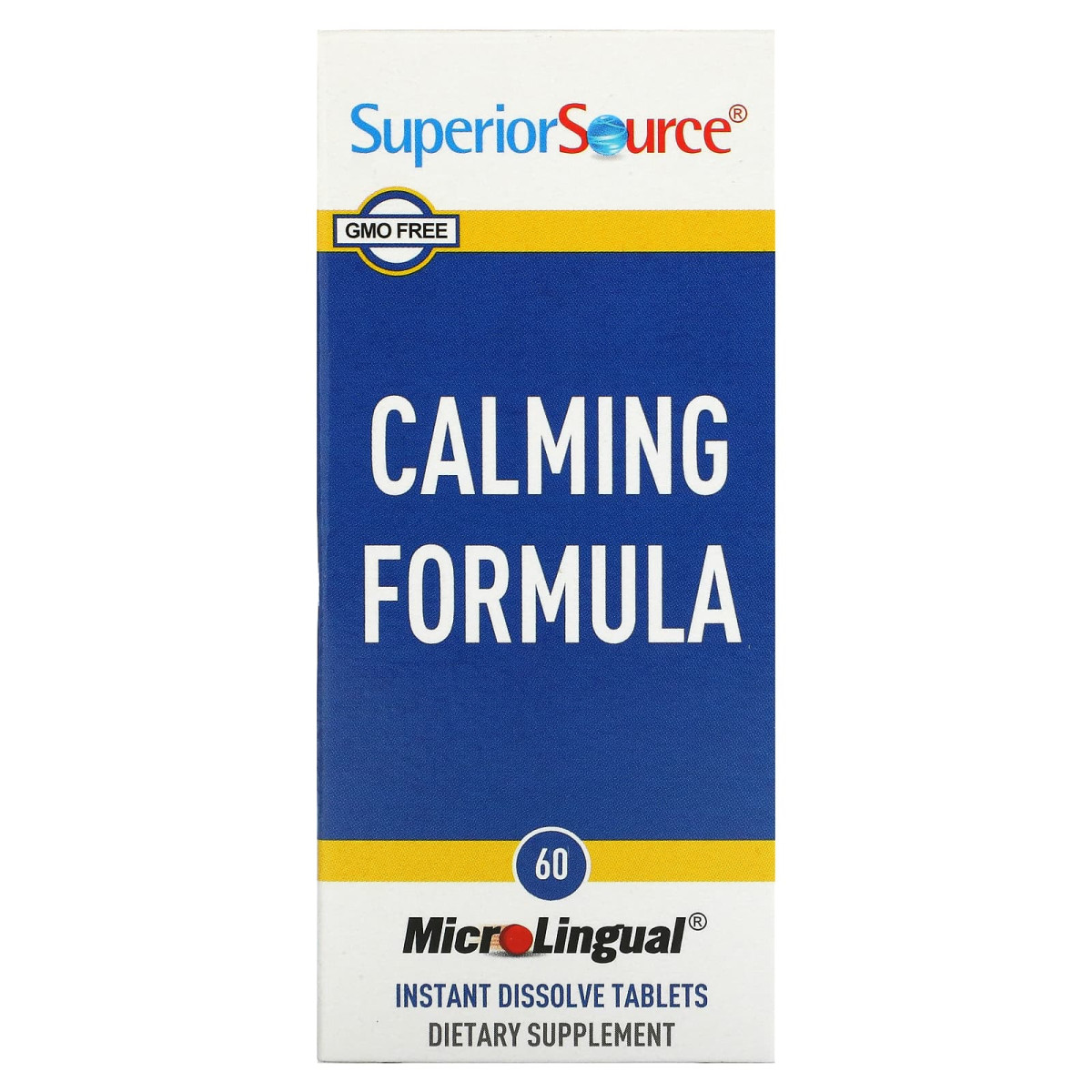 Заспокійливий засіб, Depressant, Superior Source, 60 швидкорозчинних таблеток