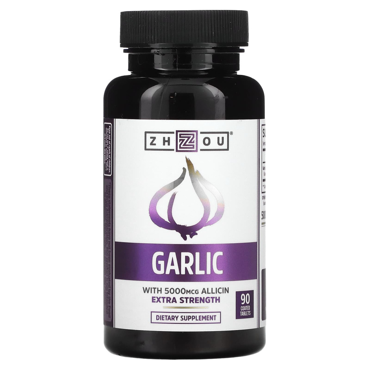 Часник Extra Strength, Zhou Nutrition, 90 таблеток