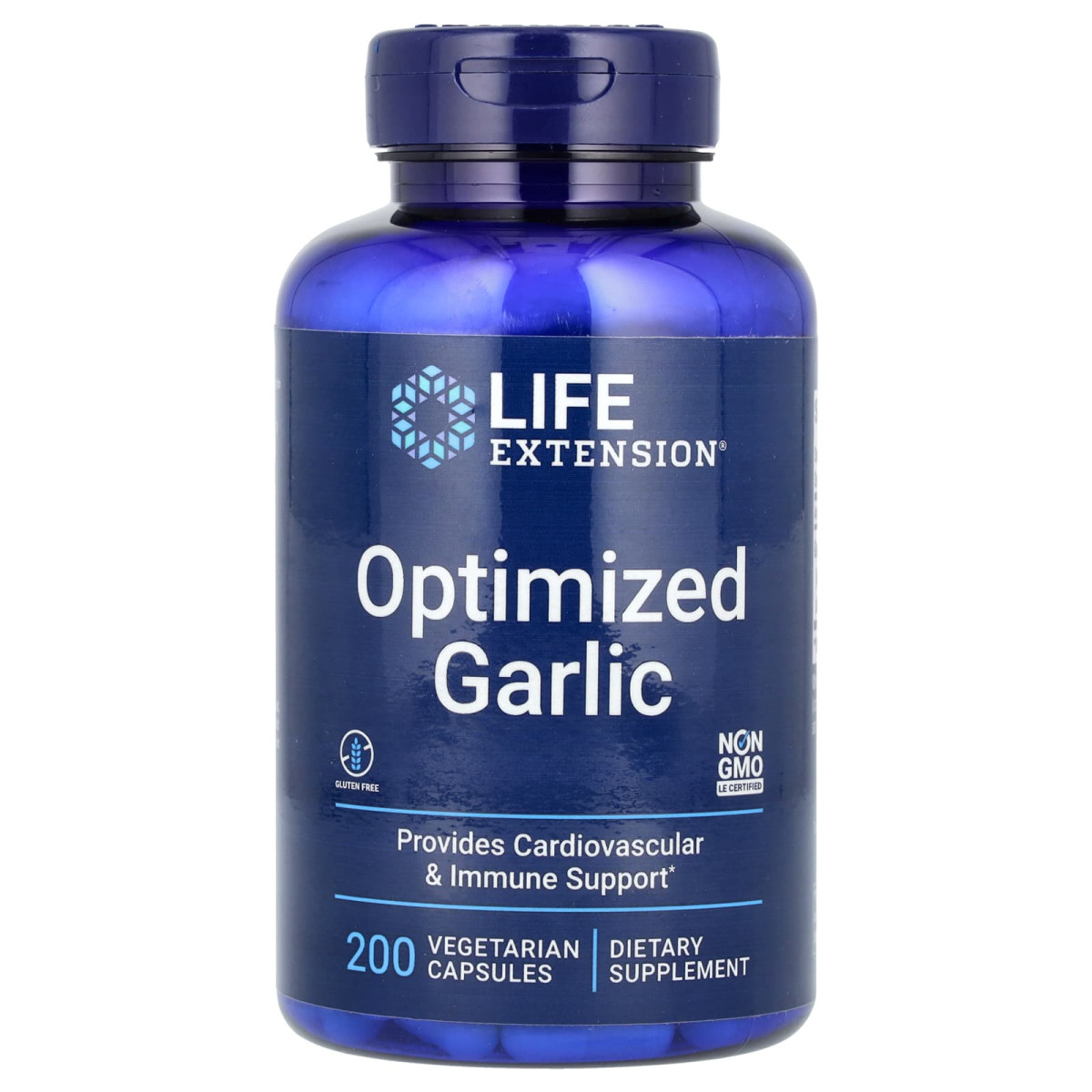 Часник Life Extension (Optimized Garlic) 600 мг 200 капсул