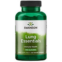 Основи легень, Lung Essentials, Swanson, 500 мг, 120 капсул