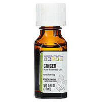Ефірна олія імбиру Aura Cacia (Oil Ginger) 15 мл