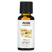 Ефірна олія імбиру Now Foods (Ginger Oil) 30 мл