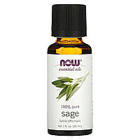 Ефірна олія шавлії Now Foods (Essential Oils Sage) 30 мл