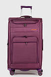 Велика тканинна валіза Three Birds 6016-1-PR фіолетова, фото 3