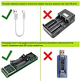 Батарейки AA акумуляторні Soshine з роз'ємом USB Type-C на 1.5V/3500mWh — 4 ШТ., фото 7
