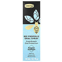 Спрей для порожнини рота з прополісом, м'ята перцева, аніс і смирну, Propolis Oral Spray, Peppermint, Aniseed and Myrrh, Comvita,