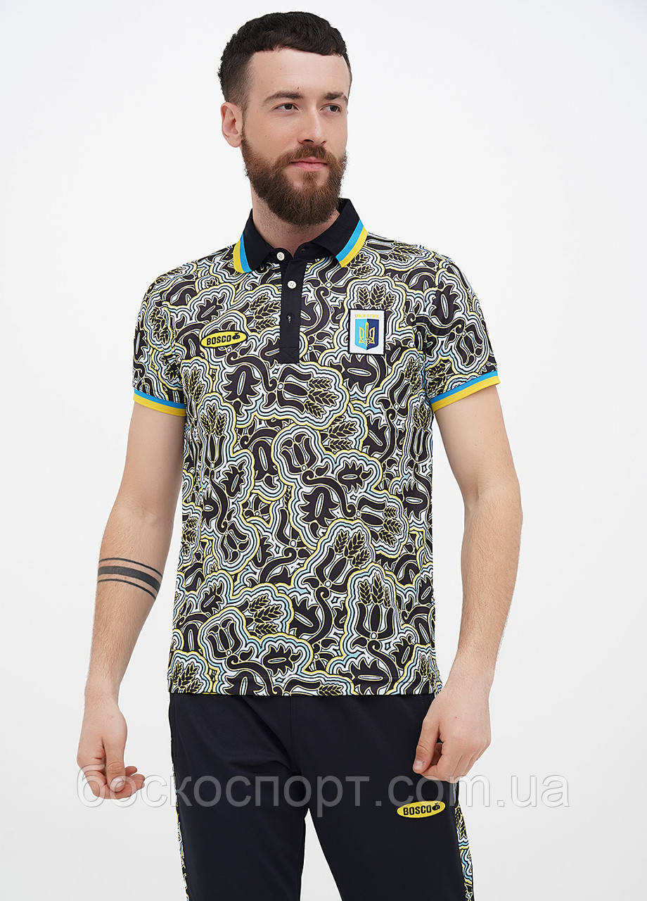 Спортивні футболки-поло збірної України від Bosco Ukraine/Боско Україна. класик, фото 1