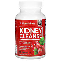 Засіб для очищення нирок Kidney Cleanse, Health Plus, 550 мг, 60 капсул