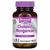 Хелатований марганець Bluebonnet Nutrition (Chelated Manganese) 90 капсул