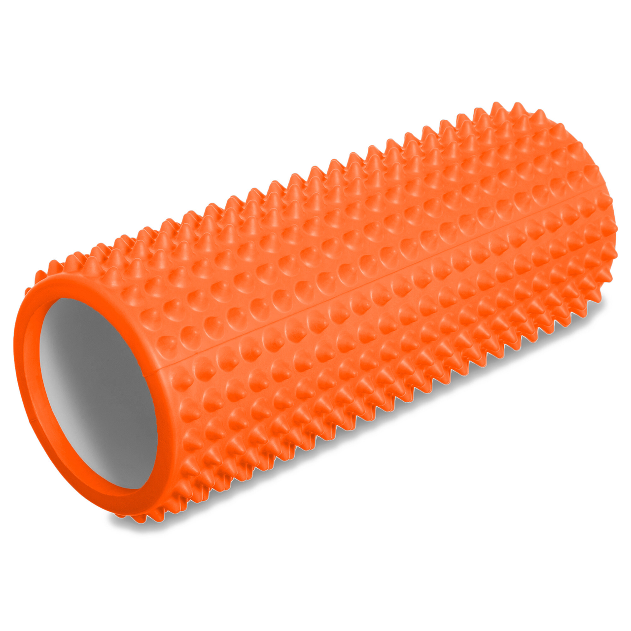 Ролер масажний для йоги (мфр ролер) 33 см Grid Needle Roll FI-1730 Жовтогарячий, фото 1