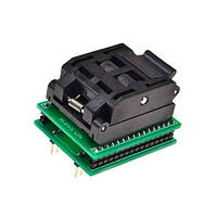 TQFP32 QFP32 - DIP32 перехідник панелька для програматора, крок 0.8 мм, сокет на 32 виводи