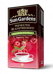 Чай трав'яний Sun Gardens  Spring Raspberry  у конвертах 25 пак*1,7г (Весняна Малина)