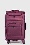 Середня тканинна валіза Three Birds 6016-2-PR фіолетова, фото 3