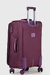 Середня тканинна валіза Three Birds 6016-2-PR фіолетова, фото 4
