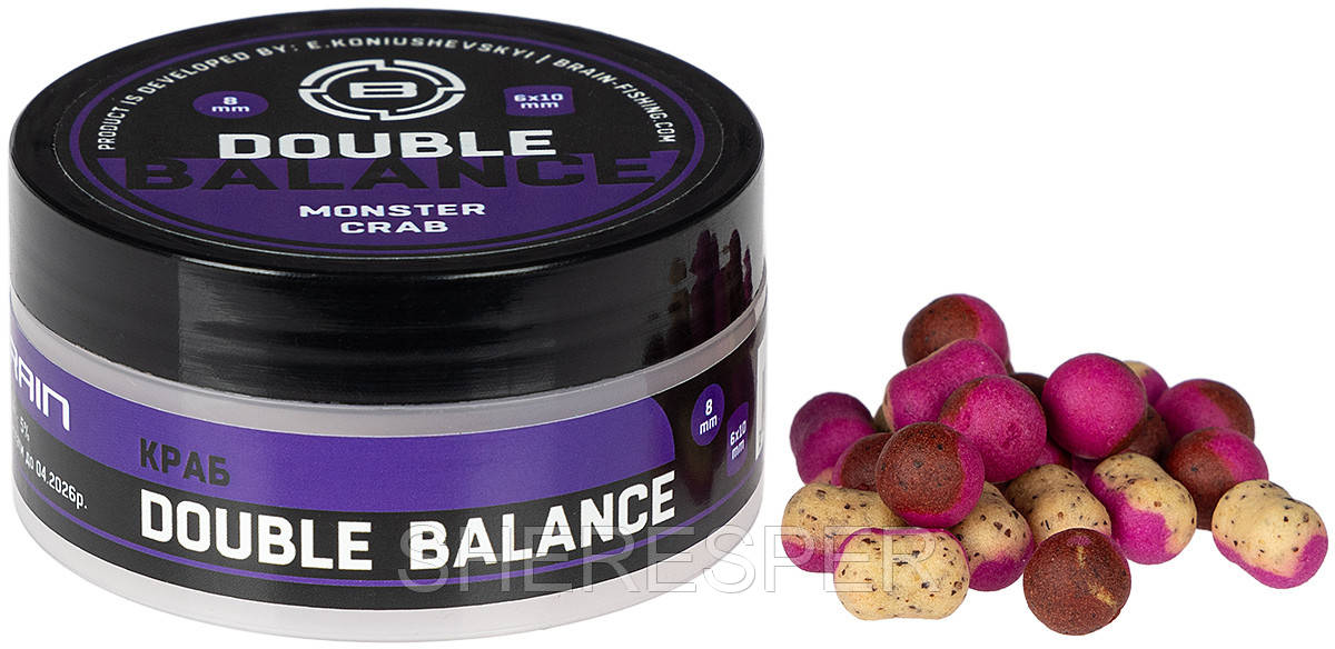 Бойли Brain Double Balance Monster Crab (краб) 08+06х10mm