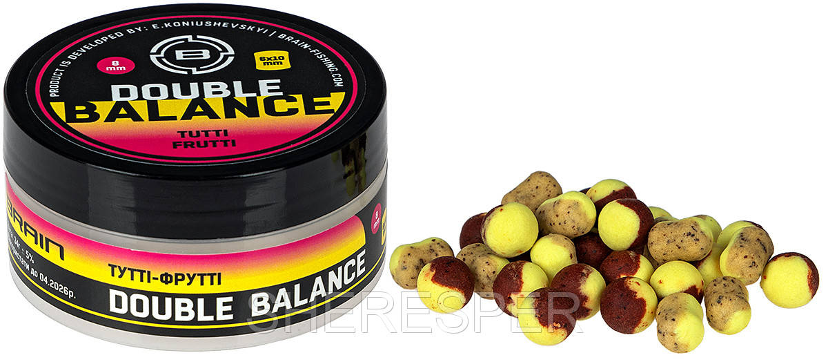 Бойли Brain Double Balance Tutti- Frutti (тутті-фрутті) 08+06х10mm