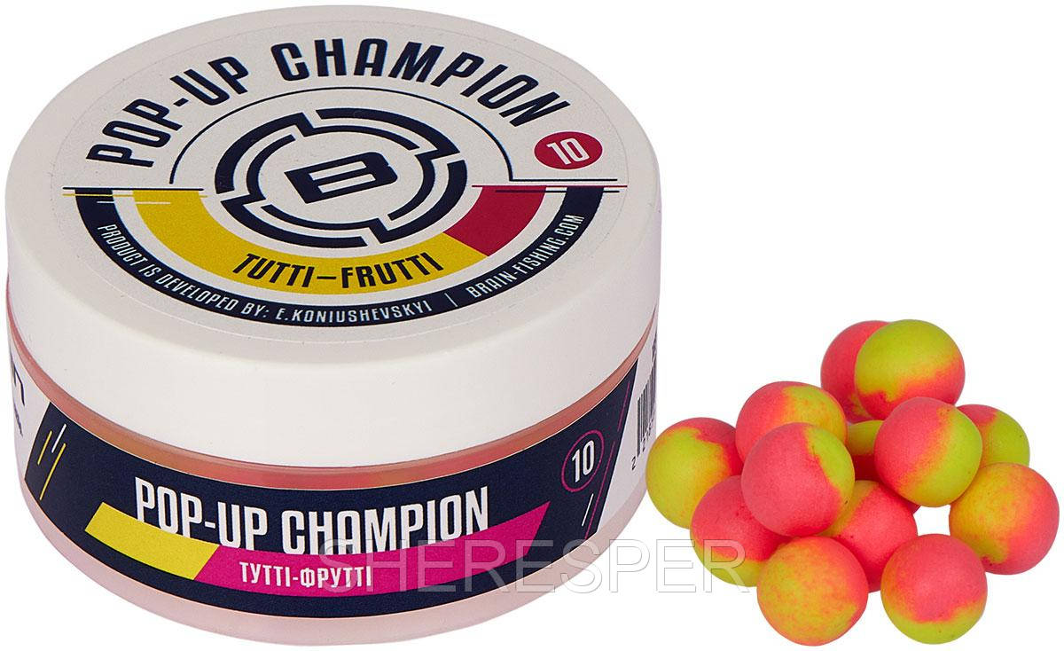Бойли Brain Champion Pop-Up Tutti-Frutti (тутті-фрутті) 06mm 34g