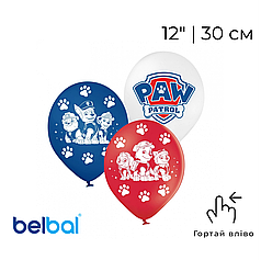 Принт 239 BELBAL-ББ 12" Щенячий патруль - асорті